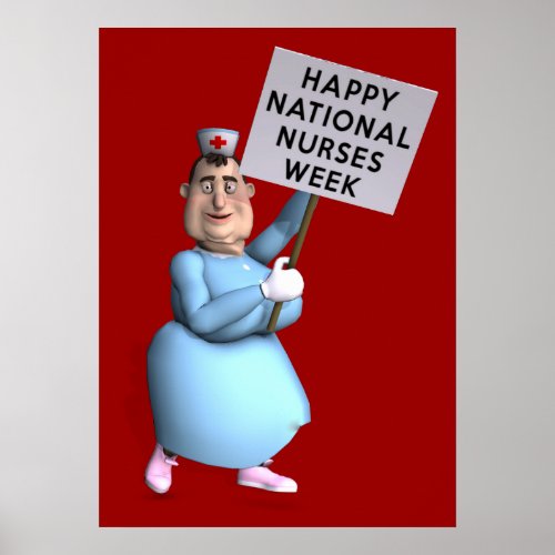 Happy National Nurses Week Poster