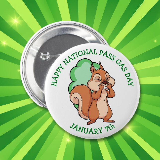 Happy National Pass Gas Day | January 7th Button (Creator Uploaded)