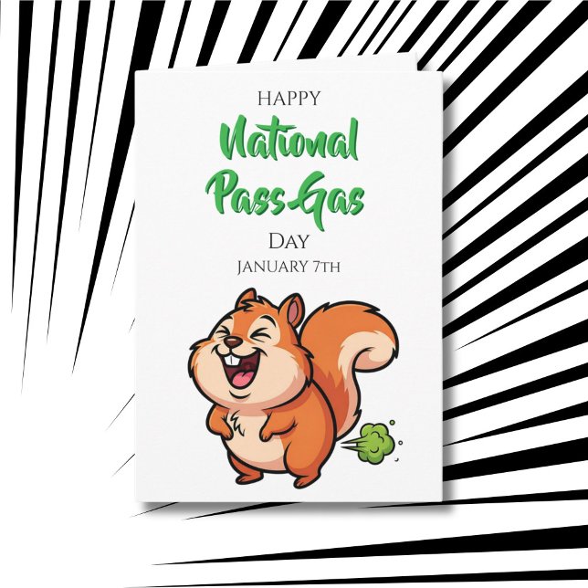 Happy National Pass Gas Day | January 7th Card (Creator Uploaded)