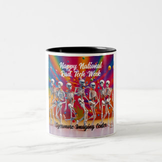Happy National Rad Tech Week Two-Tone Coffee Mug