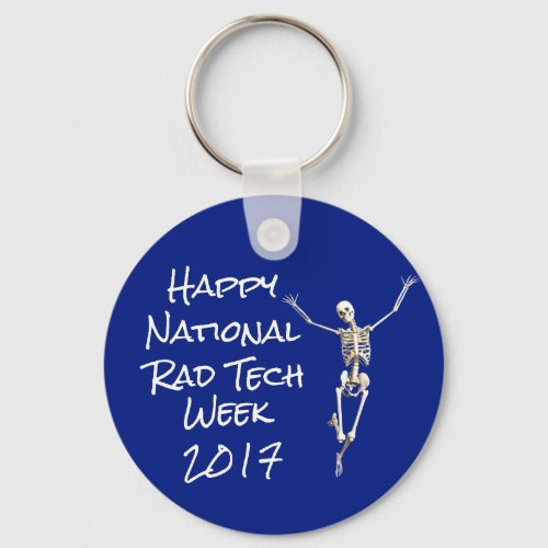 Happy National Rad Tech Week with Skeleton Keychain