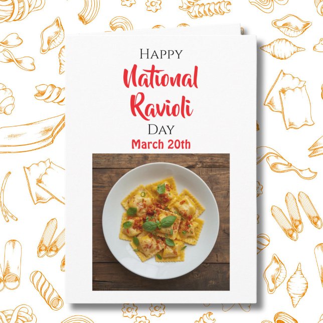 Happy National Ravioli Day - March 20th Card (Creator Uploaded)