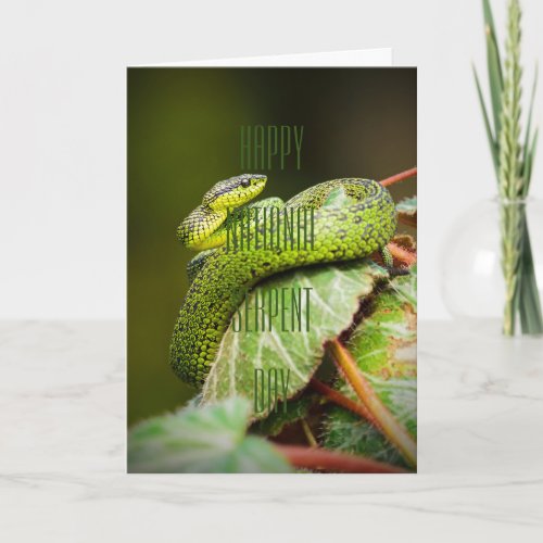 Happy National Serpent Day Card