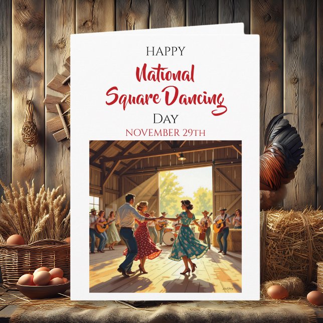 Happy National Square Dancing Day | Nov 29th Card (Creator Uploaded)