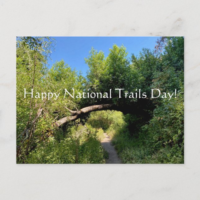 Happy National Trails Day! Postcard (Front)