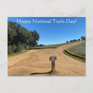 Happy National Trails Day! Postcard
