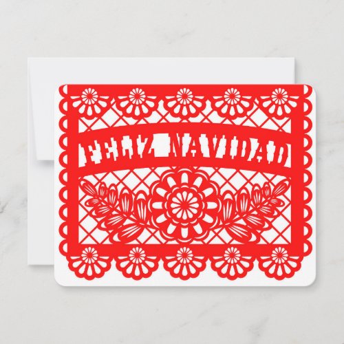 Happy Navidad Papel Picture Holiday Card