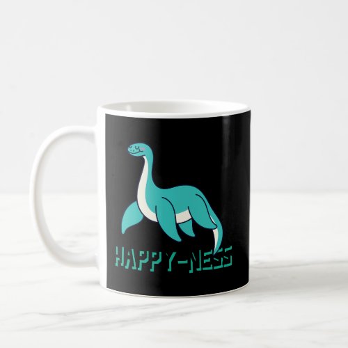 Happy Ness Nessie Loch Ness Monster Coffee Mug