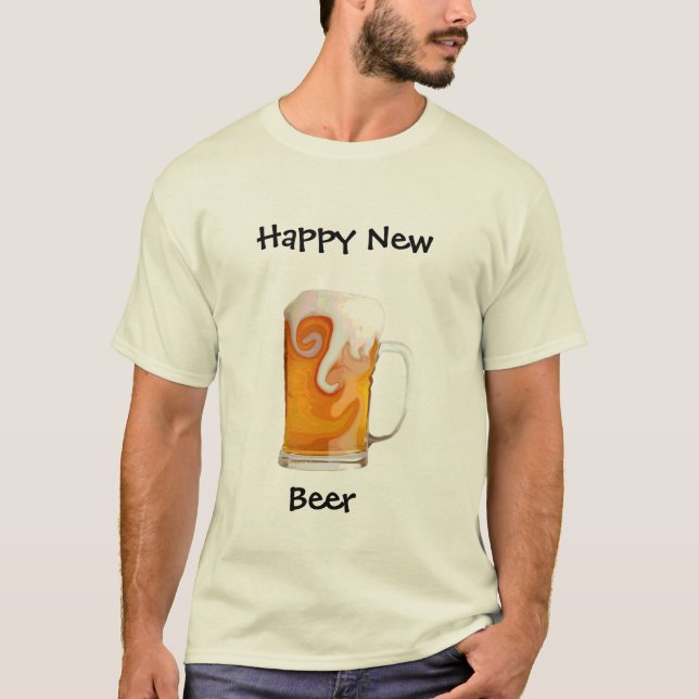 Happy New Beer T-Shirt (Front)