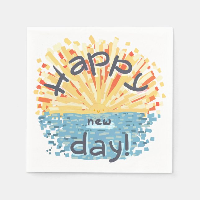 Happy New Day! Napkins (Front)