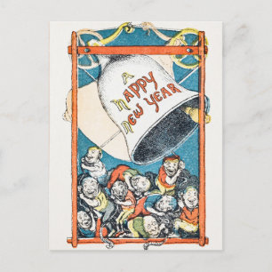 Happy new holiday postcard