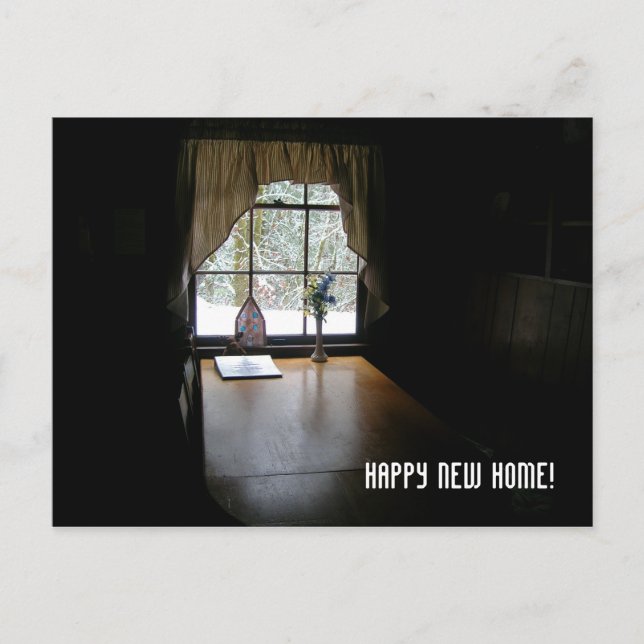 Happy New Home! Announcement Postcard (Front)