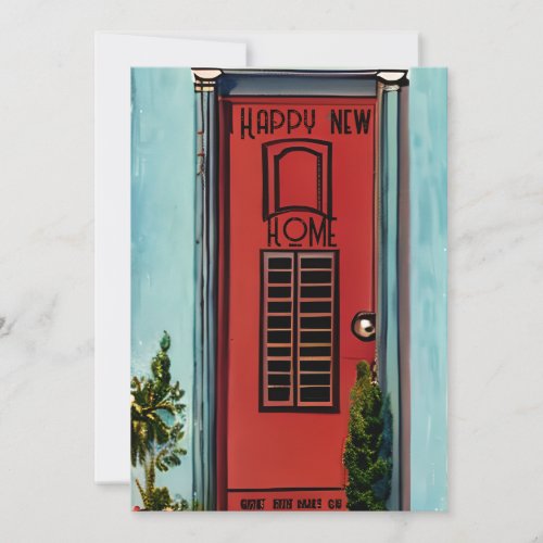 Happy new home card  