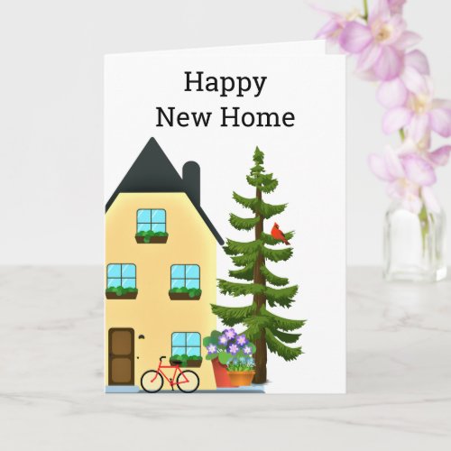 Happy New Home Greeting   Card