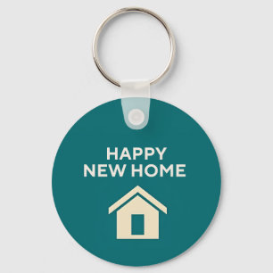 Happy New Home x Teal Keychain