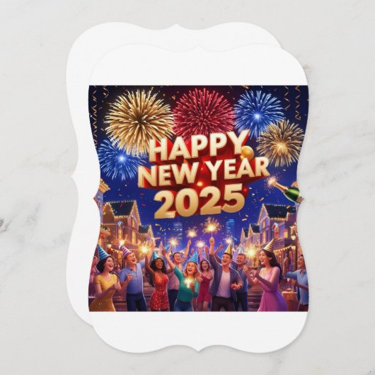 Happy new year  (Front/Back)