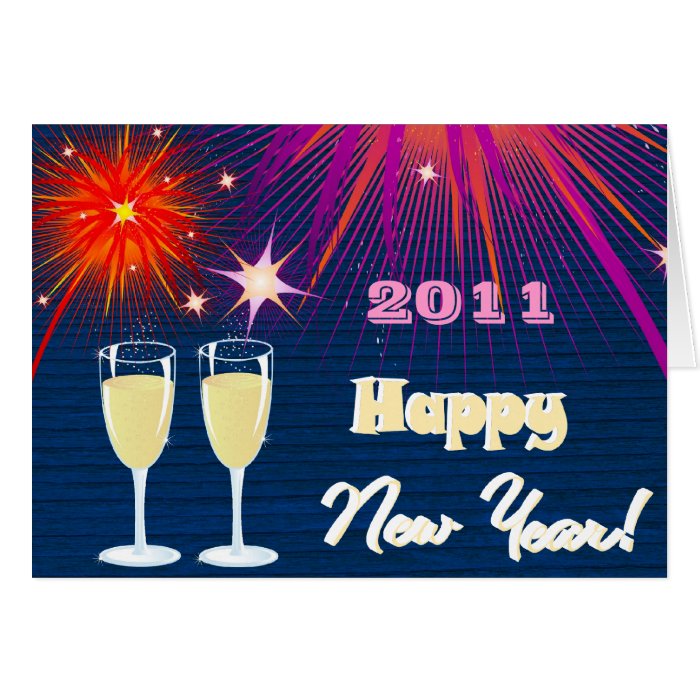 Happy New Year, 2011 Greeting Card