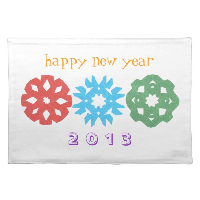Happy New Year 2013 Placemat (Front)