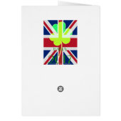 Happy New Year 2017 Irish Shamrock UK Flag Funny (Back)