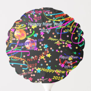 Happy New Year 2019 Balloons