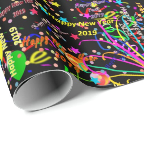 Happy New Year 2019 Gift Wrapping Paper