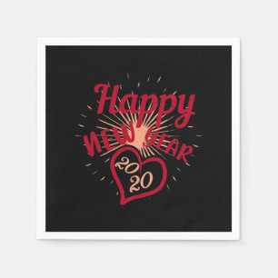 Happy New Year 2020 Napkins