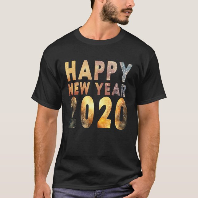 Happy New Year 2020 T-Shirt (Front)