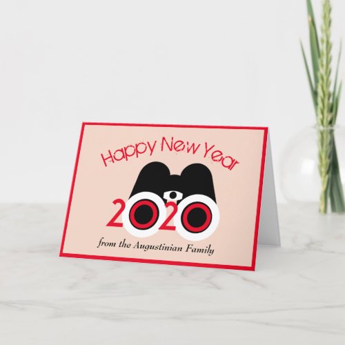 HAPPY NEW YEAR 2020 Vision Customized Seasonal Holiday Card