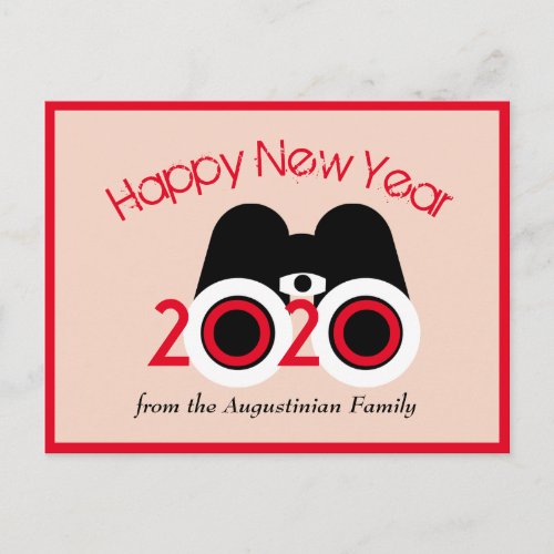 HAPPY NEW YEAR 2020 Vision Customized Seasonal Postcard