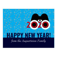 HAPPY NEW YEAR 2020 Vision Snowflakes New Year Postcard