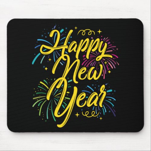 Happy New Year 2020 Welcoming New Years Eve Gift Mouse Pad
