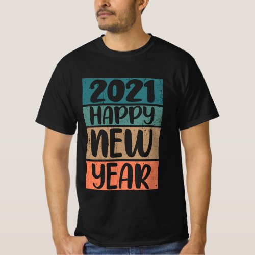 Happy New Year 2021 Decorations T_Shirt