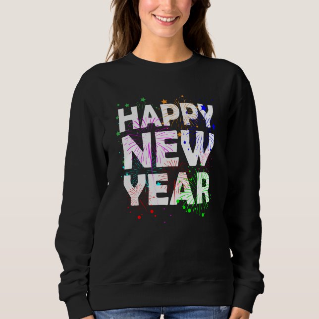 Happy New Year 2021 New Year's Eve Countdown Sweatshirt (Front)
