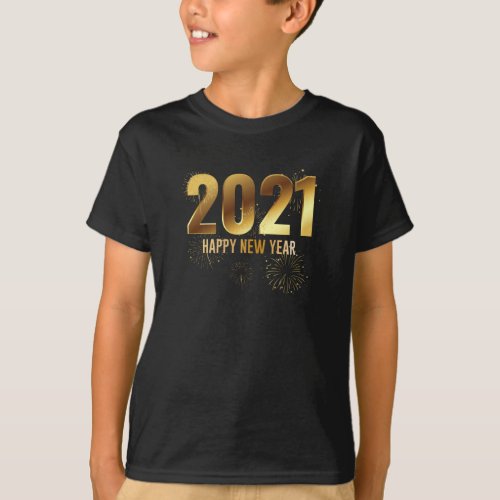 Happy New Year 2021 New Years Eve Countdown T_Shirt
