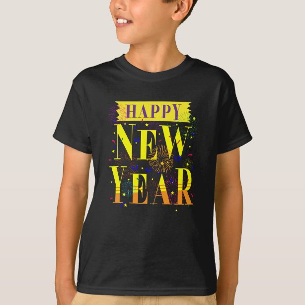 black new years eve shirt