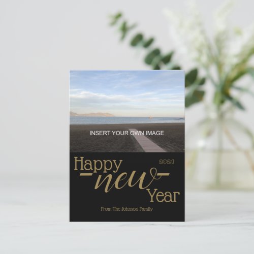 Happy New Year 2021 Photo Holiday Postcard