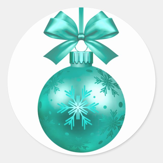 happy new year 2022 ornament classic round sticker (Front)