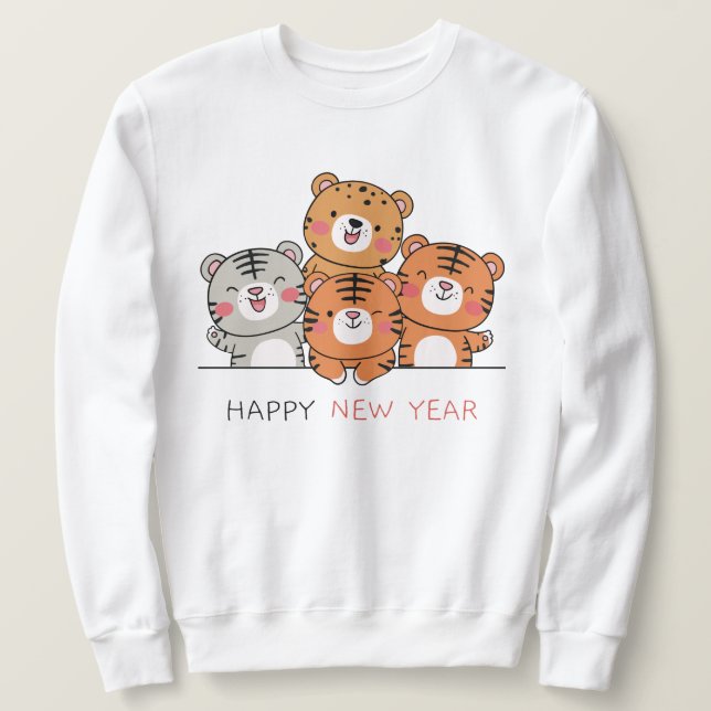 Happy New Year 2022 Sweatshirt (Design Front)