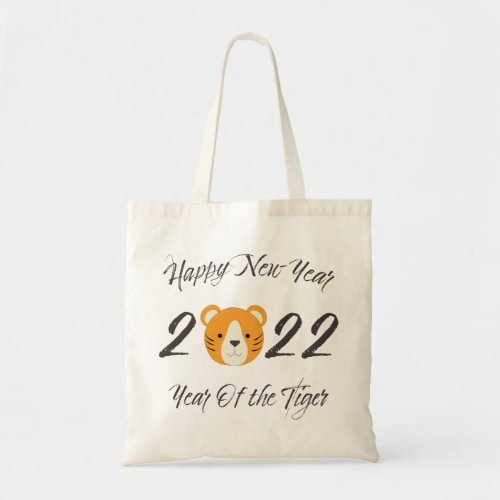 Happy New Year 2022 Year of the Tiger Tote Bag