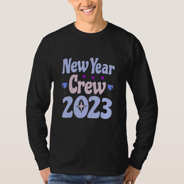 Happy New Year 2023 Matching Group New Year's Eve  T-Shirt (Front)