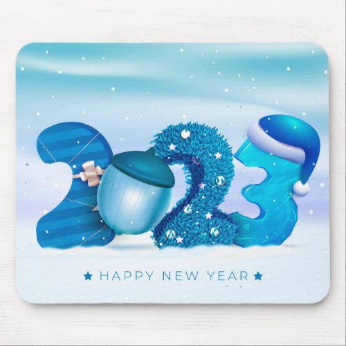 Happy New Year 2023 Mouse Pad