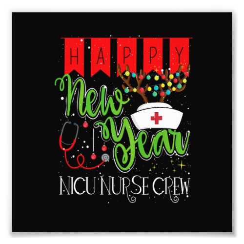 Happy New Year 2023 Nicu Nurse Crew Midwife Labor Photo Print