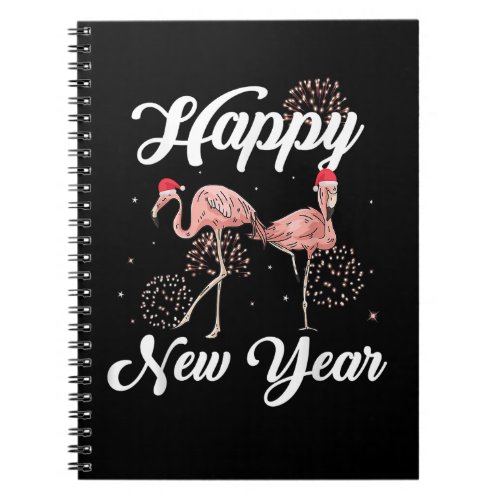 Happy New Year 2023 Outfit for Flamingo Lover New Notebook