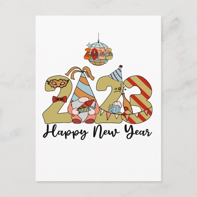 happy new year 2023         postcard (Front)
