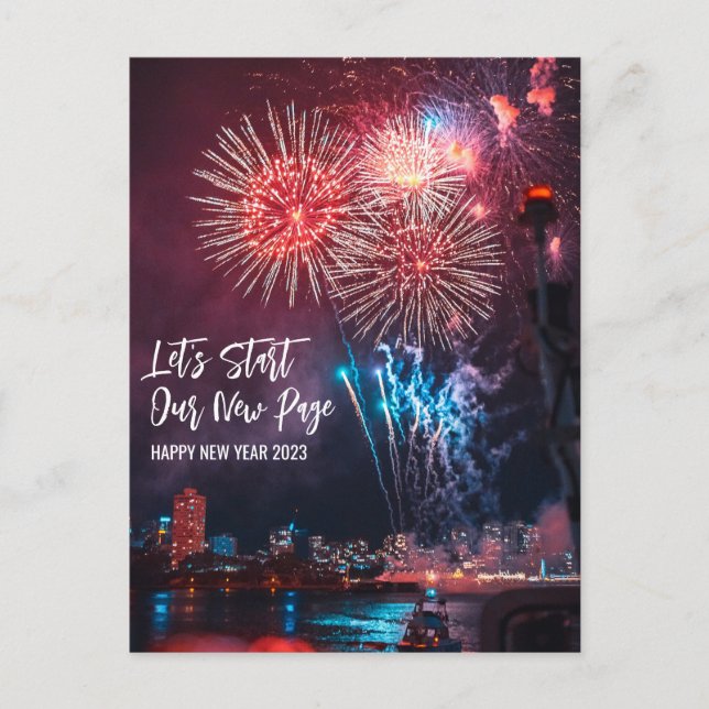 Happy New Year 2023 Postcard (Front)