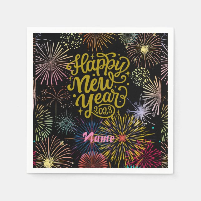Happy New Year 2023 Thunder_Cove Napkins (Front)