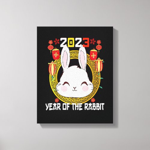 Happy New Year 2023 Year Of The Rabbit Zodiac Sign