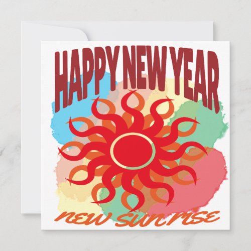 Happy New Year 2024 _ 2024 full of good things  Holiday Card