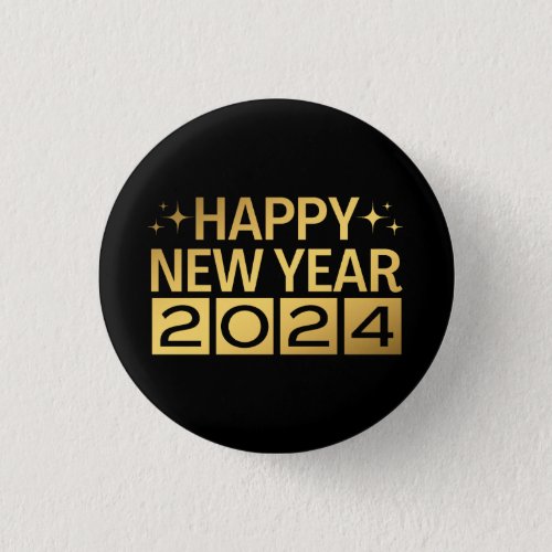 Happy New Year 2024 Button