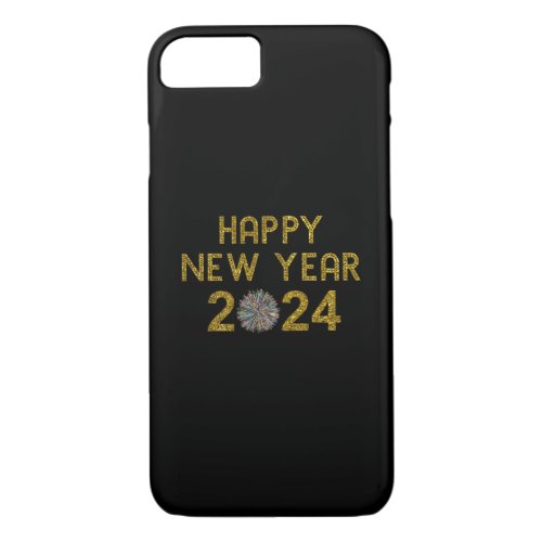 Happy New Year 2024 iPhone 87 Case